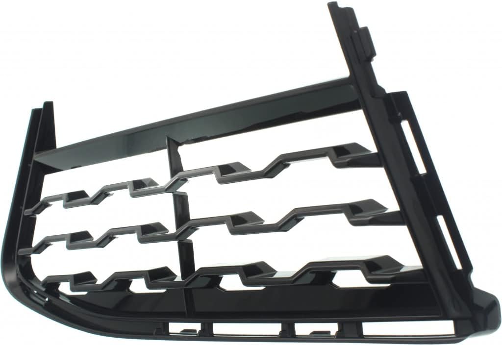 For BMW 740e 2017 Bumper Cover Grille Driver and Passenger Side | Pair | Front | Bright Black | PMMA Plastic | w/M-Package | BM1038183, BM1039183 | 191275302750, 51118061125, 51118092160