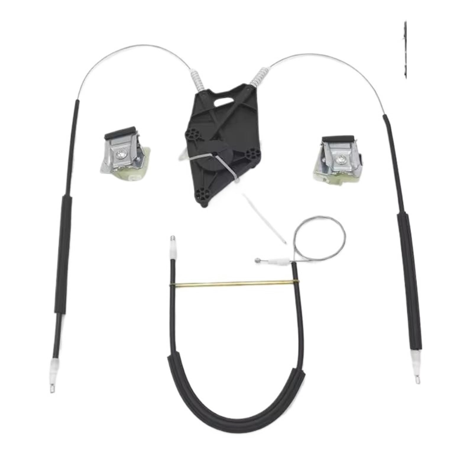 Regulador Ventanilla para VW para Polo para Vento 2010 2011 2012 2013 2014 2015 2016 2017 Nuevo Kit Reparación De Elevalunas Eléctrico Delantero Derecho Elevalunas Ventanilla