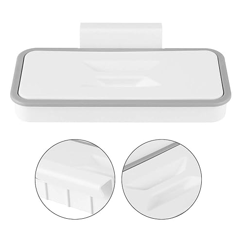 Miniatura 8 de Soporte para bolsa de basura de cocina, soporte para bolsa de basura de gabinete blanco, soporte portátil para bolsas de basura de cocina, soporte