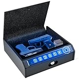 ADIMO Hand Gun Safe, Biometric Gun Safe for Handgun, Pistol...