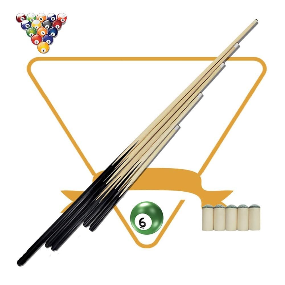 Juego de 2 tacos de billar, 50 cm, 68 cm, 90 cm, 120 cm, de madera, 2 unidades, taco de billar para niños jóvenes y adultos, palo con puntas pegadas de 11,5 mm