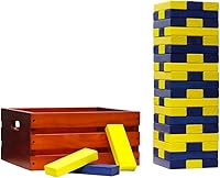 Vista 17 de Tailgating Pros Maderas gigantes de primera calidad con caja manchada: ¡elige los colores de tu equipo! Juego de patio al aire libre gigante