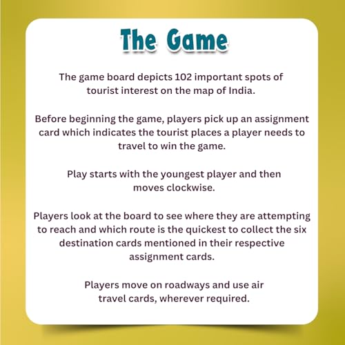 Image of Creative's Destination India | India Historical & Touriest Places Map Board Game | Knowledge of India Map | Learning & Education Board Game | Ages 8 & Above
