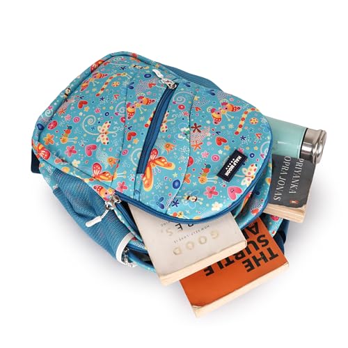 Half Moon Butterfly 15L Kids School Bag | Pre-Nursery to Class 2 | Unisex Backpack for Boys & Girls | Lightweight & Comfortable Daypack for School & Daily Use (Sky Blue) - Image 6