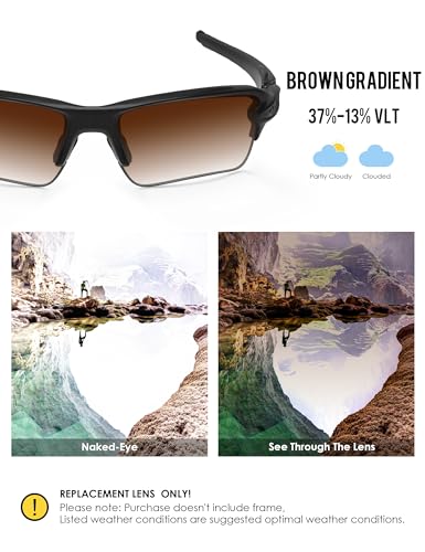 Image of BLAZERBUCK Anti Salt Replacement Lenses & Sock Kit for Oakley Flak 2.0 XL OO9188 Sunglasses