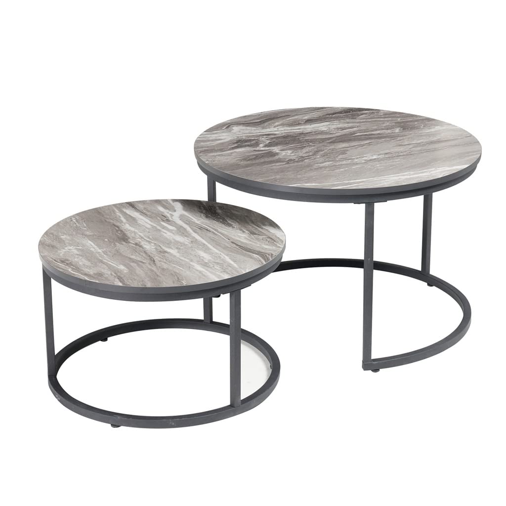 Coffee Table 2 in 1 Nordic Living Room Round Coffee Tables Apartment Bedroom Bedside Table Furniture Restaurant Endtable