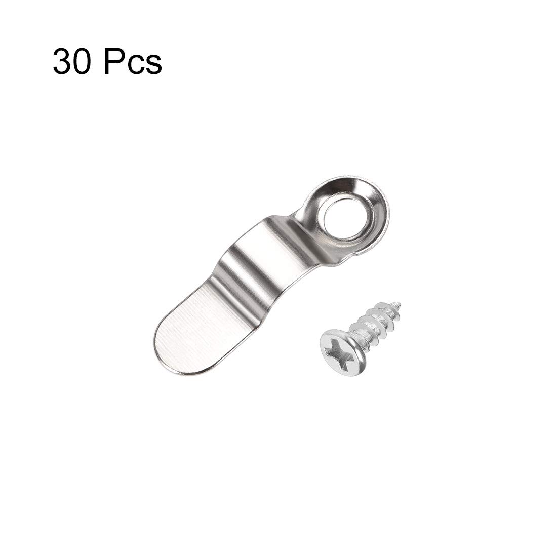 20-Pack Golden Frame Turn Buttons - 3/4" Metal Picture Hanging Hardware