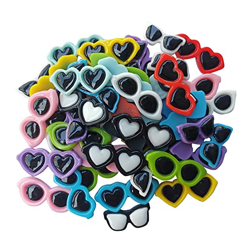 Amobester Mini Sonnenbrillen-Charms Set, 50 Stück