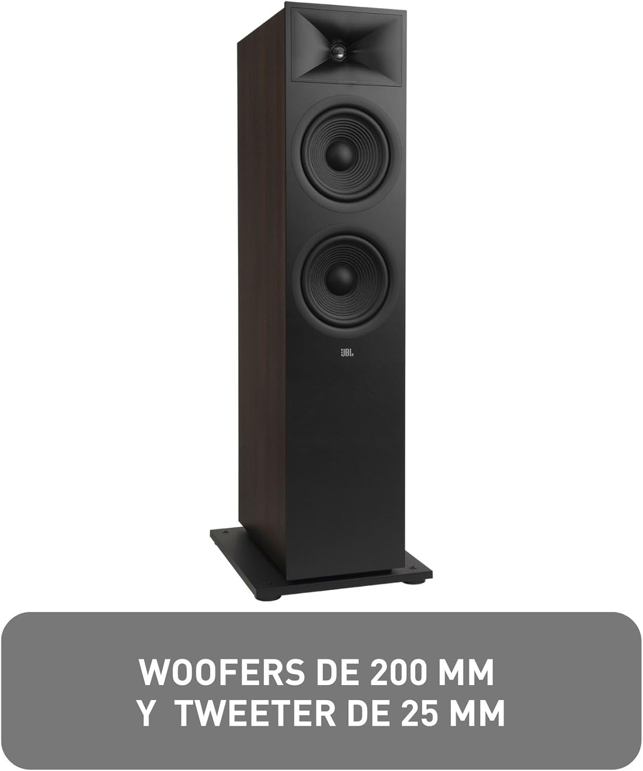 JBL Stage 2 280F 2 Way Dual 8 Inch Floorstanding Loudspeaker - Each (Espresso)