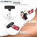 2Pcs Lift Support Clamp, Hood Strut Clamp and Spark Plug Caliper 2-in-1 Tool, 14mm Car Hood Prop Rod Hood Stay Holder for Universal Car Tailgates and Trunks Red