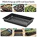 EXTYQWC 10 Plant Growing Trays,Plant Tray, Seed Tray, Seedling Tray, Propagation Tray, Plant Trays for Seedlings, Planting Trays, Seedling Starter Tray(No Drain Holes)