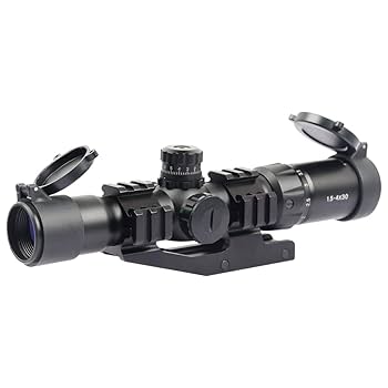 Amazon.co.jp: 1.5-4x30BE 可変倍率ライフルスコープ ミル