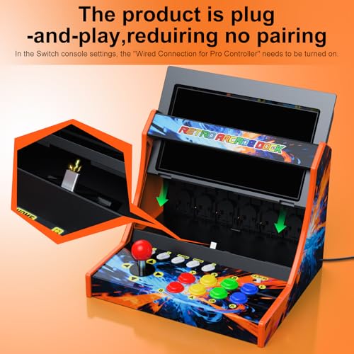 Image of APTGAME Switch Arcade Stick, Screenshot Version - No Voice(Screen Not Included)