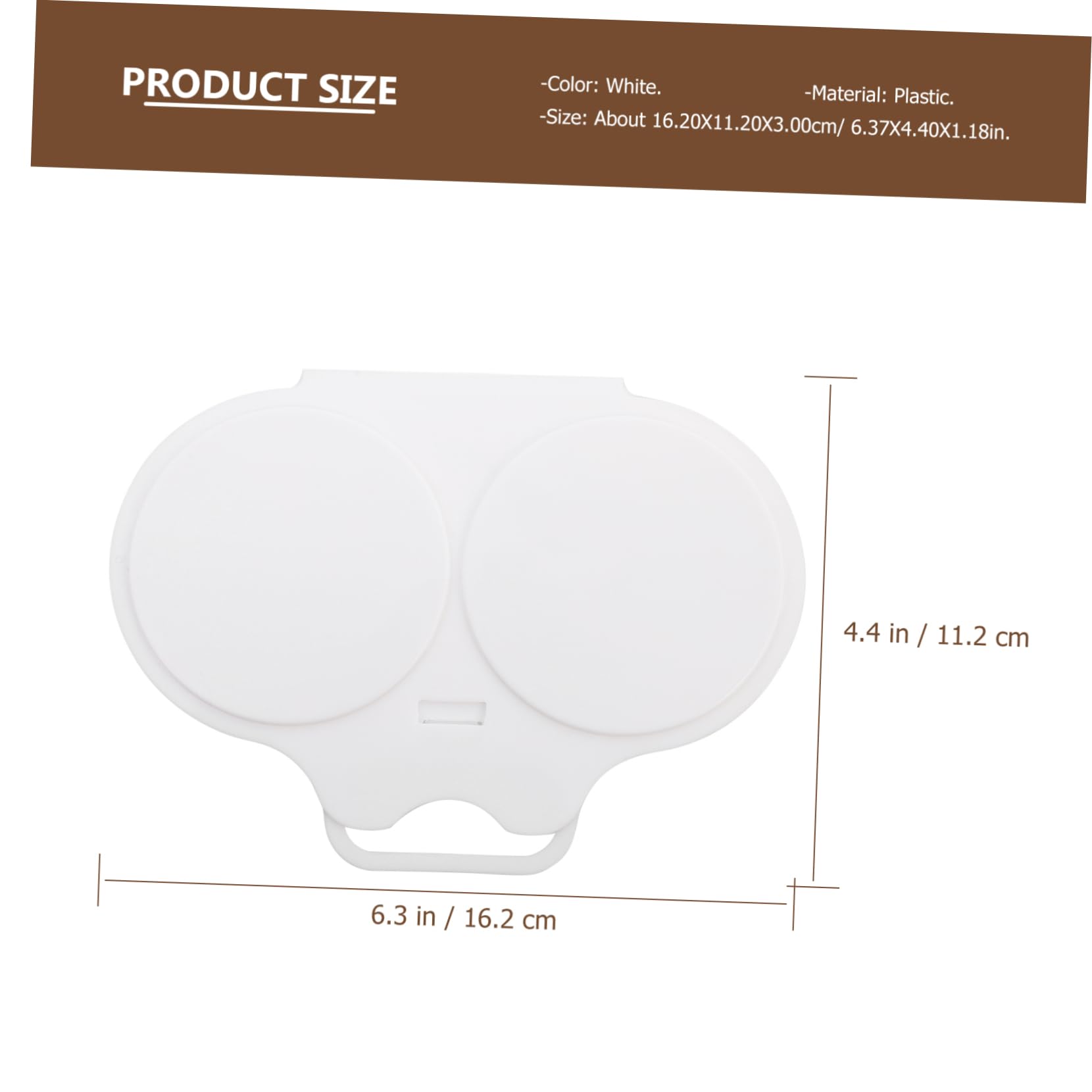 Cabilock 2 Pack Microwave Egg Cooker Egg Poacher Molds Boiler Cooker for Microwave