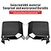 Mirror Protection Cover for 2024-2026 Toyota Land Cruiser 250&1958 Prado LC250 Both Side Mirror Decorative Frame Exterior Kit Blackout Upgrade Tuning Supplies Accessories (Carbon Fiber Textured Style)