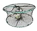 KUFA Sports Foldable Prawn Trap with Vinyl Coated Steel Frame (Stretched Mesh Sizeï¼š1-3/4â€œ)