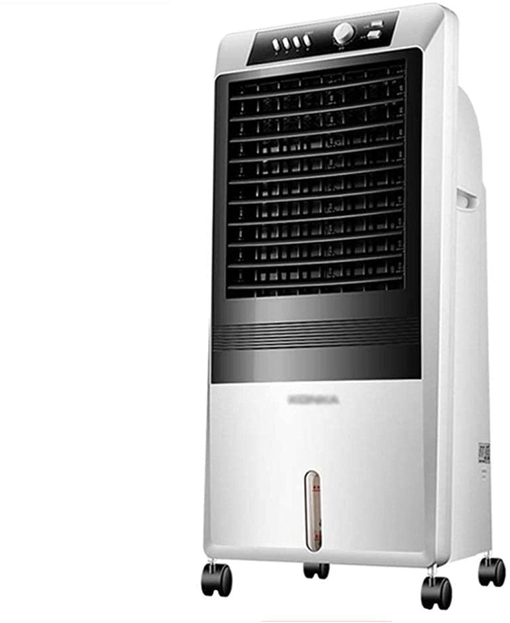 GHHVFEC Portable Air conditioner mobile without hose Air Cooler Black And White Three Block Wind Speed Humidification Air Cooler Ideal for Home/Bedroom/Dorm/Office