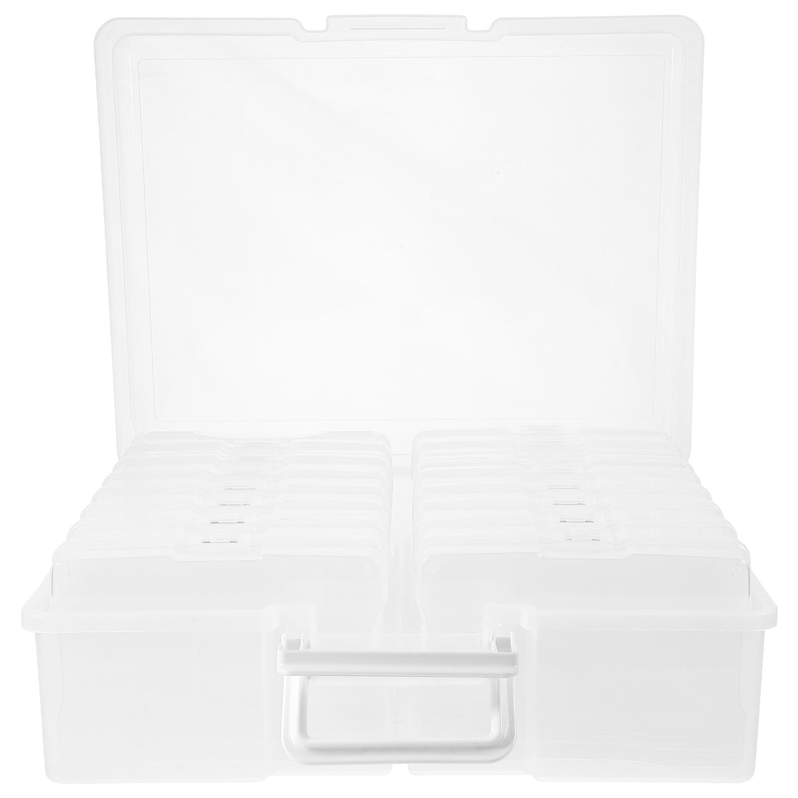 Caja de Almacenamiento para Fotos 4x6 Pulgadas Pp Tapa, Gran Capacidad