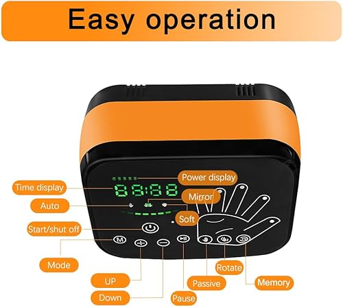 Miniatura 5 de Nuevo dispositivo eléctrico de recuperación de manos para golpe para fuerza, rehabilitación, guantes de robot de ortesis, guantes fortalecedores de