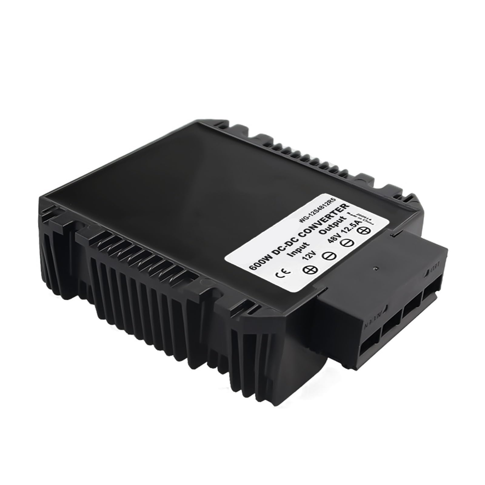 12V to 48V 12.5A 600W DC DC Converter Step-up Voltage Regulator 12 Volt to 48 Volt Booster Module