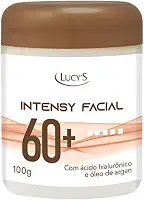 Creme Facial Rosto 60 Para Rugas Antirrugas Antissinais com Ácido Hialurônico e Óleo de Argan 100g
