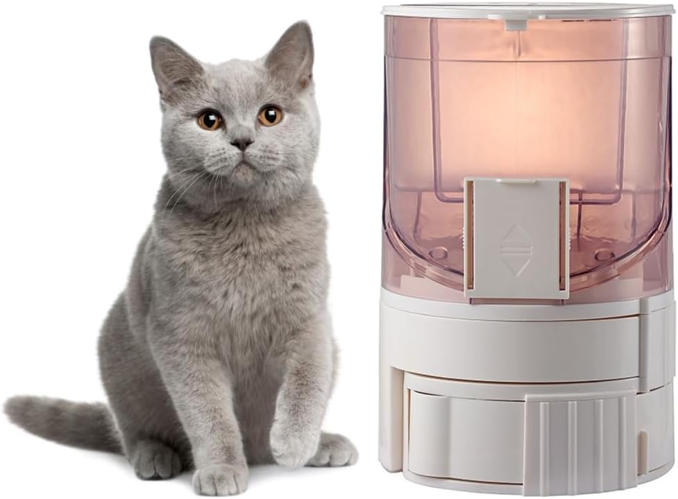 Pet Automatic Feeder Water Dispenser Food Container Large Capacity Dog Feeding Bowl Water Dispenser for Small Cats Dogs