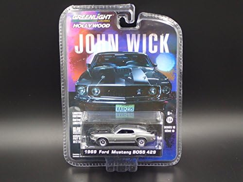 Greenlight 1/64 Hollywood Series 18 John Wick Movie (2014) 1969 Ford Mustang Boss 429 Die Cast Vehicle