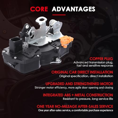 Image of CCIYU Rear Right Passenger Side Door Latch Lock Actuator Compatible for Buick Lucerne 2006 07 08 09 2010 Door Lock Actuators Replaces 931-317