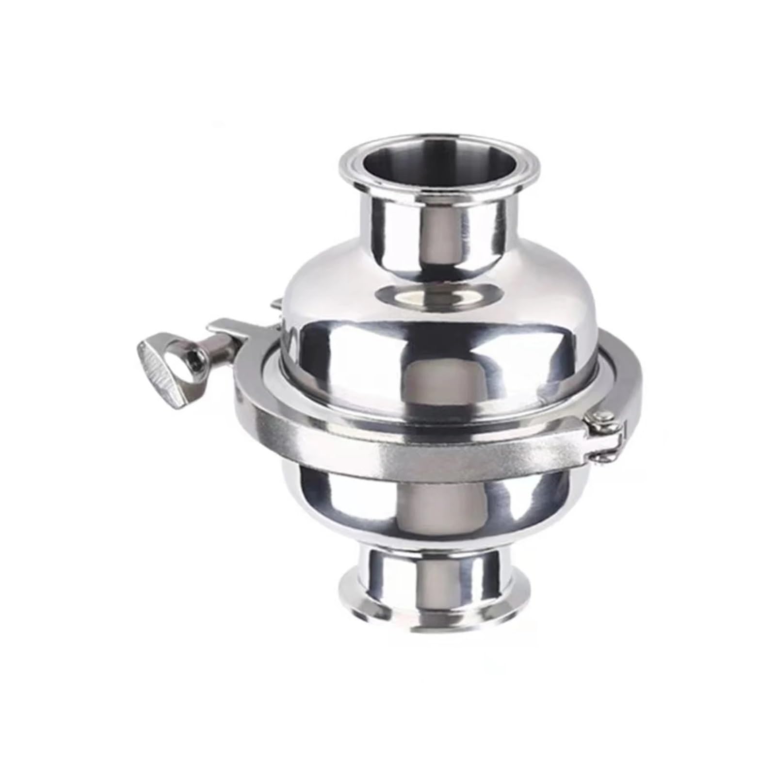 RCGKNNMUZ 1-1/2" Tri Clamp OD 50.5MM Filter Ball Type Screen Mesh 100 Stainless Steel 316