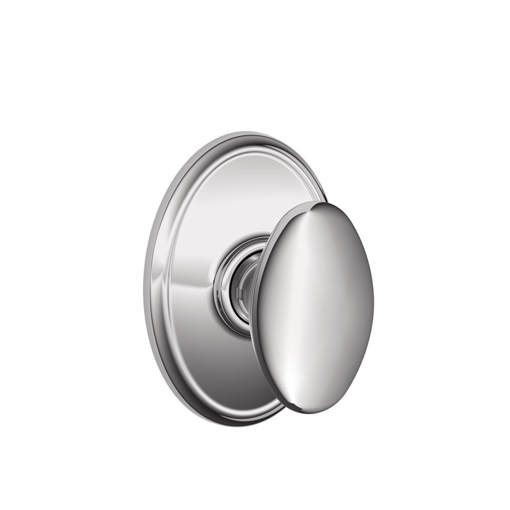 SCHLAGEF10 SIE 625 WKF Wakefield Collection Siena Passage Knob, Bright Chrome