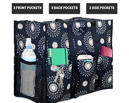 Utility Tote with Pockets & Compartments-Perfect Nurse Tote Bag, Teacher Bag, Work Bags for Women & Craft Tote3