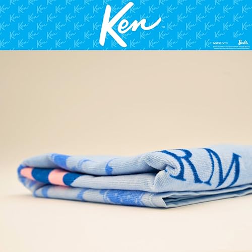 Miniatura 6 de Franco Collectibles Barbie Movie Ken - Toalla de baño de algodón súper suave, 60 x 30 pulgadas, (producto 100% oficial)