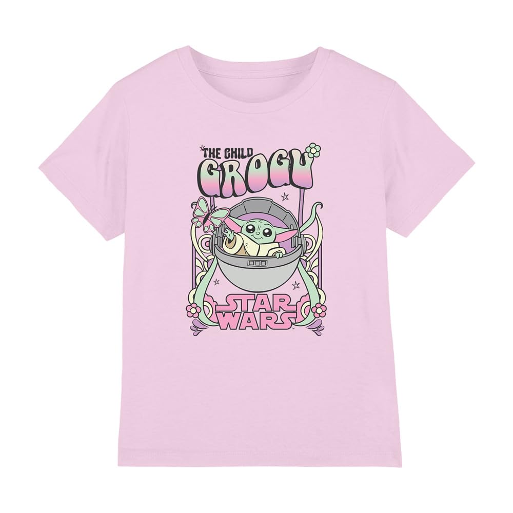 Star Wars Koszulka Dziewczynki Star Wars Hippie Grogu Girls T Shirt