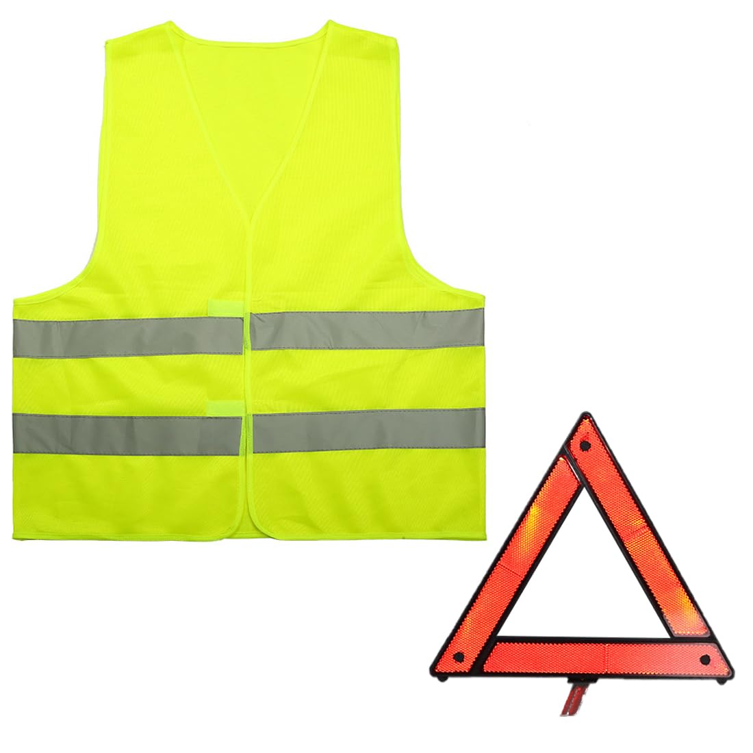 Triangle De Signalisation Pour Auto - D’Avertissement Boîtier Rangement Design Rabattable D