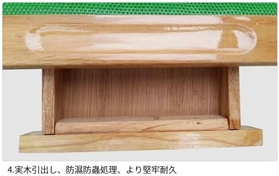 Folding Mahjong Table, Chess Table, Handmade, Wooden, Portable, Table with Drawers, Dotted Bar Storage, Chip Storage, Handmade, Easy to Carry, Foldable, For Home and Travel, Easy to Assemble