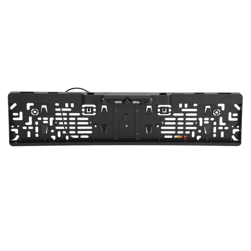 Cadre de Plaque d'immatriculation européen avec caméra de recul à Infrarouge pour véhicule, Compatible avec Les plaques arrière Standard