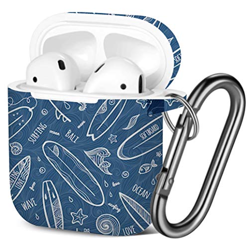 Coque AirPods 1 et 2 antichoc protection gel TPU silicone Surfboards