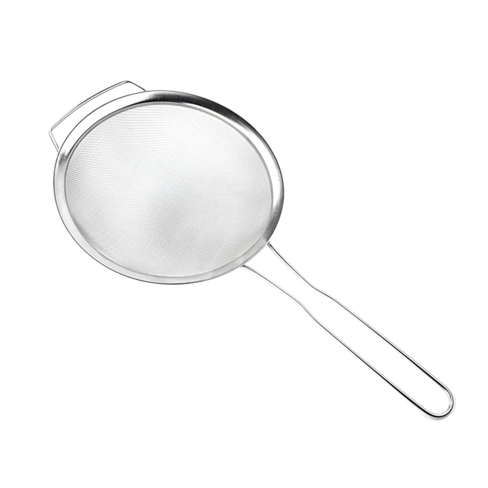 LOORGVEL 2-teiliges Küchensieb Set - Ultrafeines Edelstahlsieb Für Öl, Nudeln & Flüssigkeiten