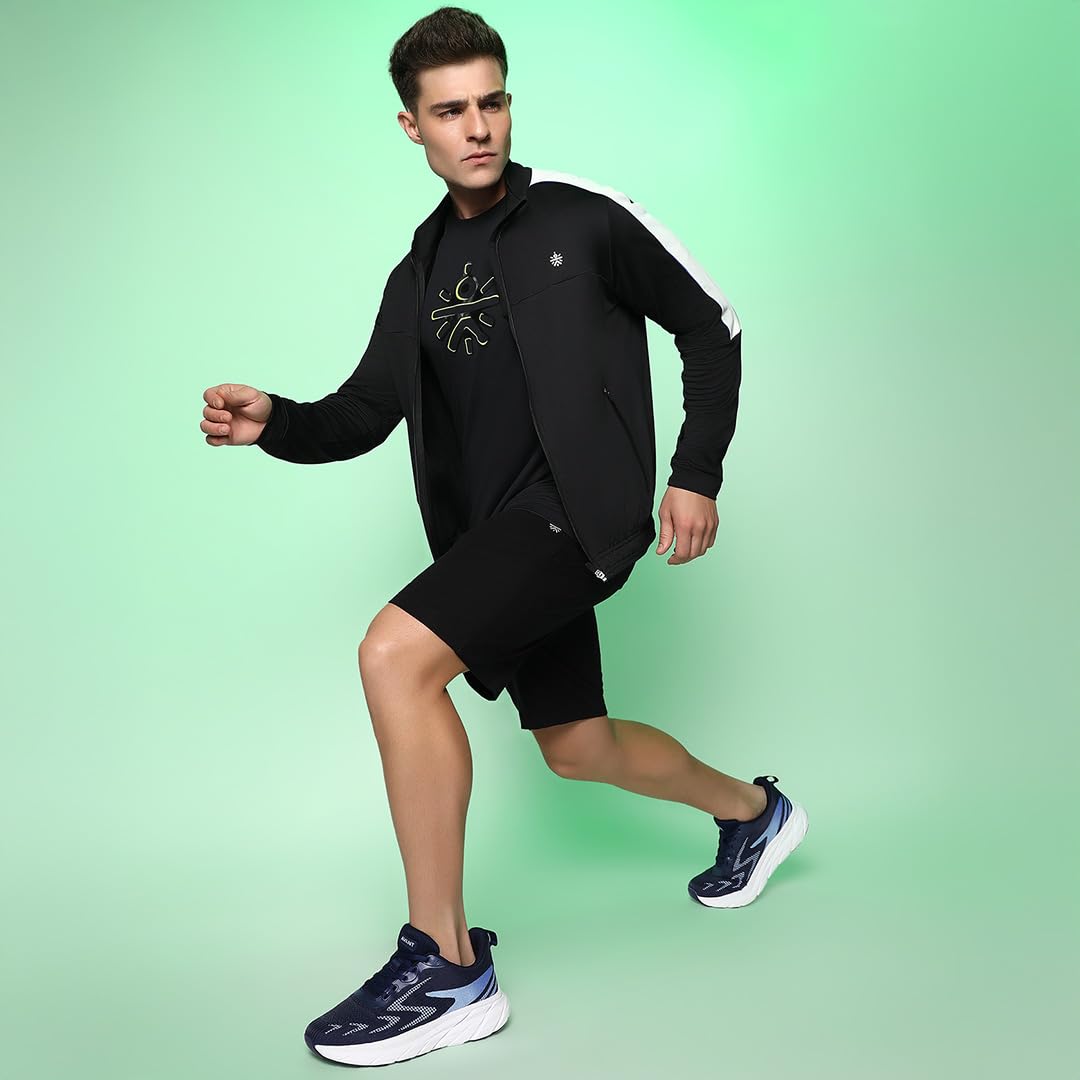 AVANT Men's Thrust Running Shoes - Superior Cushioning, Enhanced Grip Outsole, Superior Traction, Anti Skid, Lightweight, Shock Absorption Tech, Sports Footwear (AVMSH122CL02UK10_UK10_Navy Blue) 4