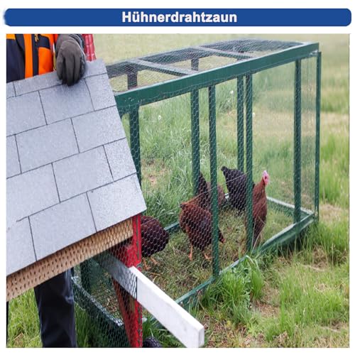 BOAOTX Alambre para conejos, 0,4 x 12 m, alambre para gallinas, rejilla galvanizada, malla fina, malla de alambre de alambre ligero, para cercas de animales, proyectos de jardín y bricolaje - imagen 5