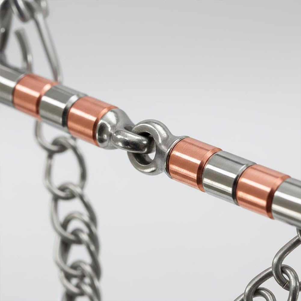 Morso per Cavallo in Acciaio Inossidabile, Morso a per Addestramento, Accessori per Finimenti Equitazione.