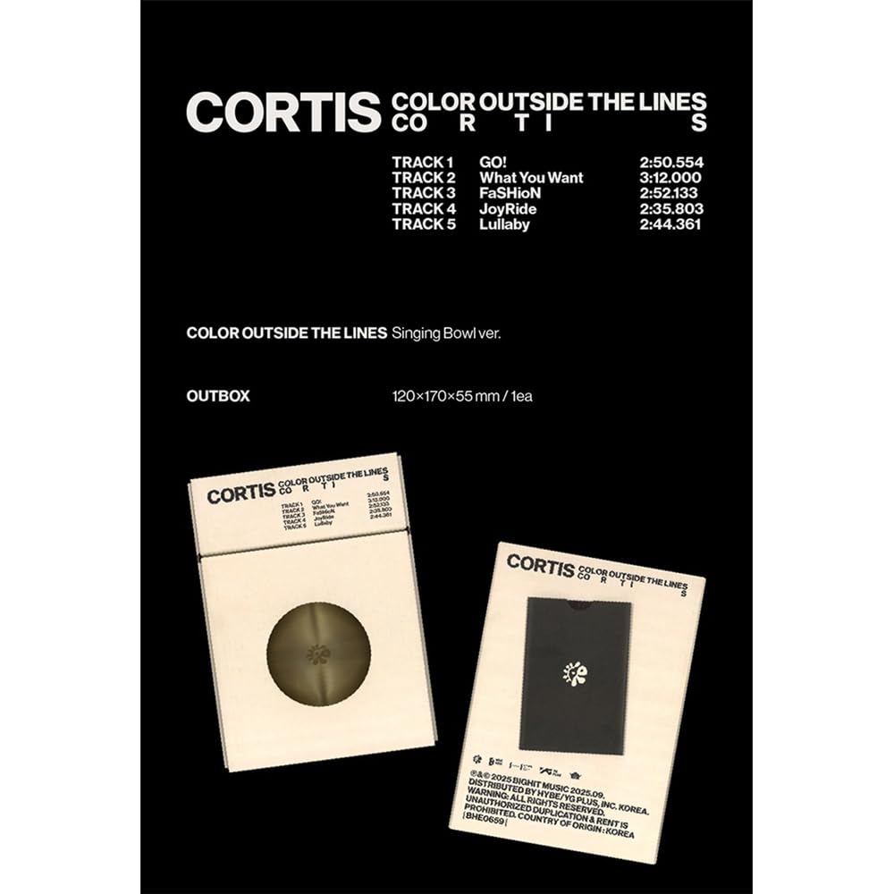 CORTIS - THE 1ST EP [COLOR OUTSIDE THE LINES] (SINGING BOWL VER
