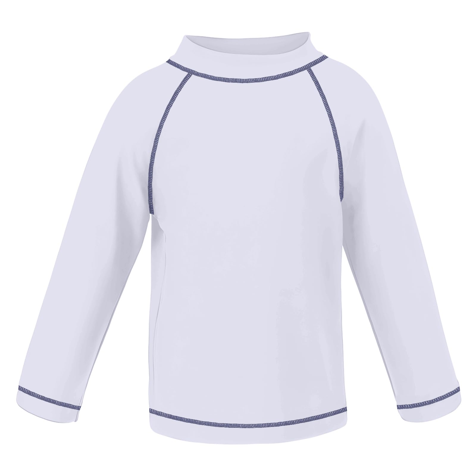 T-Shirt de Bain Anti-UV pour Garçon Maillot de Bain à Manche Longue Enfants Rashguard pour Surf Natation Plongée Plage