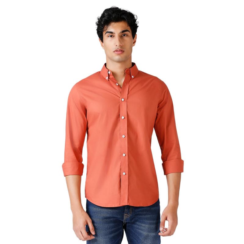 Image of MARK & ALBERT Men's Cotton Formal Shirt