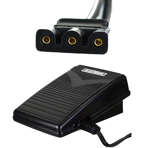 LNKA Foot Controller and Power Cord 359102-001 Compatible for Singer Foot Pedal Control Sewing Machine(See Description)