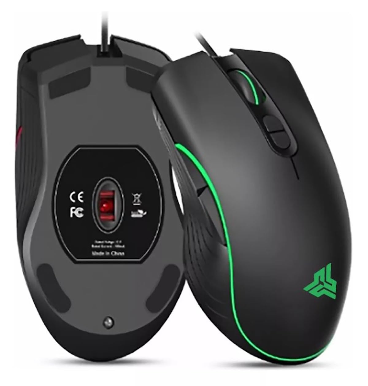 Mouse Gamer Ergonomico 7 Botões 4800 dpi Led RGB Rainbow - Anúbis