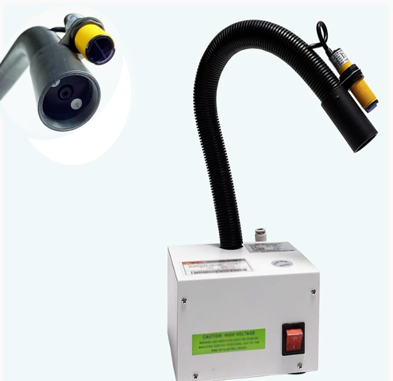 Double Needle Ionowa Pistolet Powietrza - Potężny Eliminator Statyki i Kurzu do Elektroniki, Podwójny Generator Jonów, Zasilanie 110-240V AC, Bezpieczne Narzędzie ESD