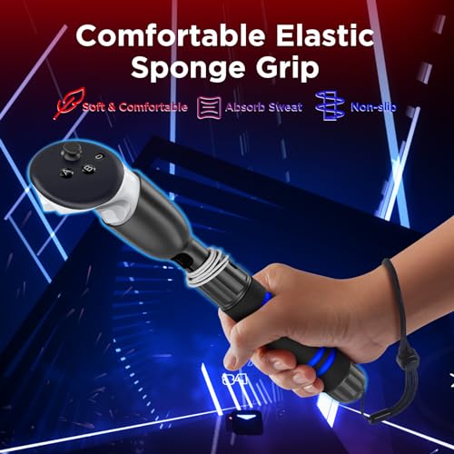 Image of YOGES Gorilla Tag Long Arms Compatible with Meta Quest 3S / Quest 3 / Oculus Quest 2 / Quest Pro /Rift S Controller, Beat Saber Handle Attachments VR Sticks Dual Extensions Grips for Playing VR Games