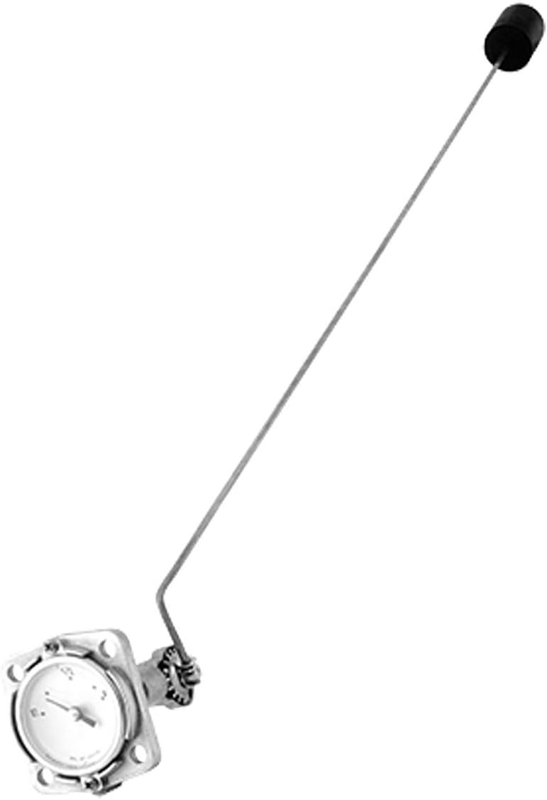 Rochester Gauges 6580 Series Flat Dial Vertical Fuel or Oil Level Gauge Adjustable