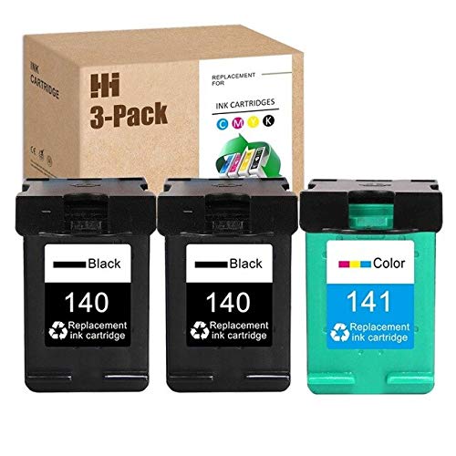 Ink Cartridges - SZX For HP140 Printer Ink 140 Cartridge Officejet J5783 Photosmart C4283 Ink C4583 Ink C4483 Ink C5283 Ink Deskjet D4263 Ink (BK BK Tri color 3PCS)
